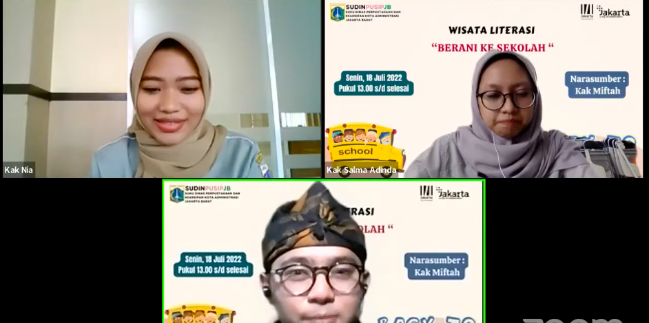 Wisata Literasi Virtual "Berani Kesekolah"